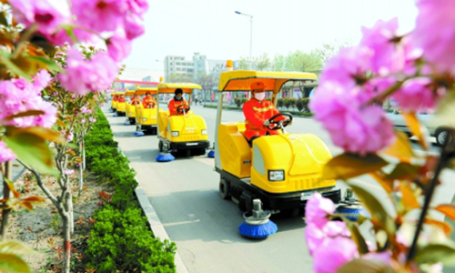 The Sanitation Agency Purchased Our Automatic Sweeper